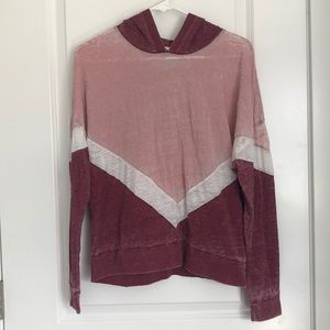 Pink Chevron Pullover